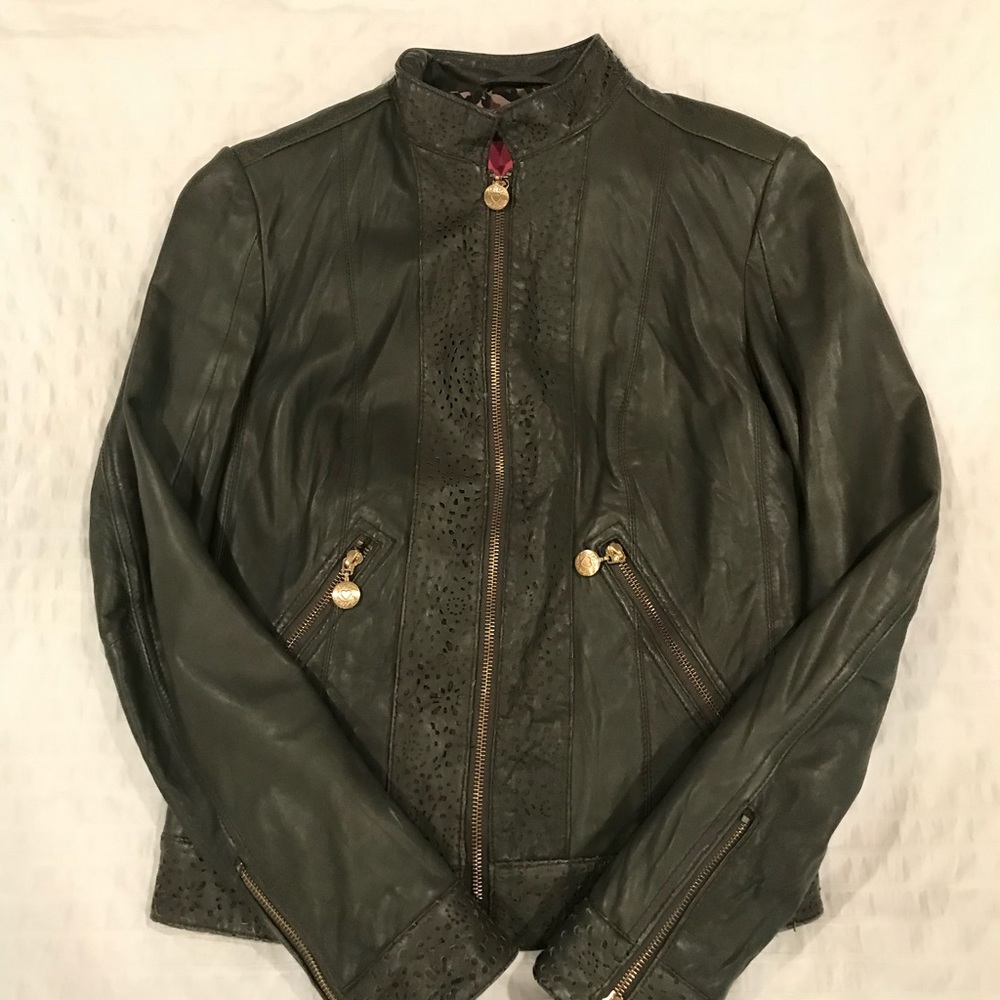 Betsey Johnson leather jacket